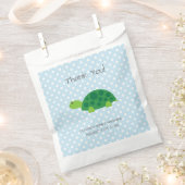 Sacs de fête pour la douche de bébé tortue garçon (Coupé)