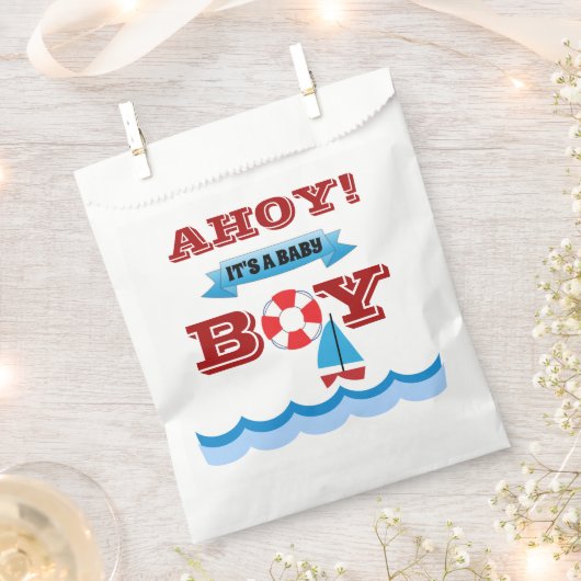 Sacs de Fêtes C'est Un Bébé Garçon Ahoy (Coupé)