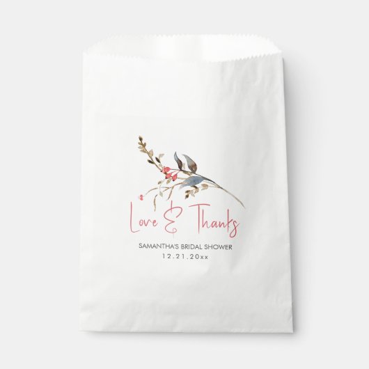 Sacs de Fêtes de Mariage Rustiques  (Devant)