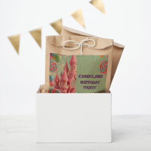 Sacs de Fêtes Pastel Candyland 3ème Anniversaire