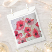 Sacs de fleurs d'art de pavot rouge pour fête (Coupé)