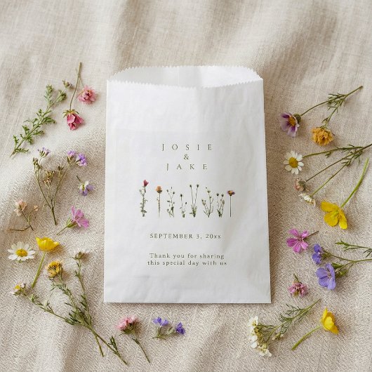 Sacs de fleurs sauvages de mariage rustiques