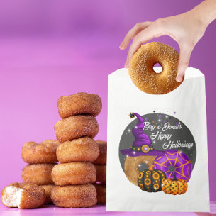 Sacs de friandises Halloween personnalisables pour