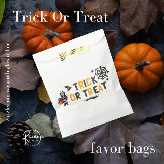 Sacs de friandises Halloween Trick or Treat