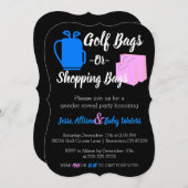 Sacs de golf ou sacs de shopping Invitation de rév (Devant / Derrière)