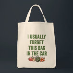 Sacs de magasin d'alimentation amusant réutilisabl<br><div class="desc">Oubliez vos sacs réutilisables plus que vous ne vous en souvenez ? Ce fourre-tout amusant pourrait vous aider à faire un jogging dans votre mémoire.</div>