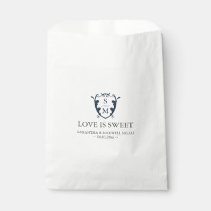 Sacs de mariage favori Monogram Marine Blue