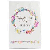 Sacs de mariage pour la plume et les perles (Devant)