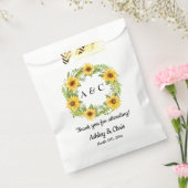 Sacs de mariage rustique Favor Boho Sunflower Trea (Scellé)