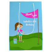 Sacs de Merci d'anniversaire à thème de golf pour  (Dos)