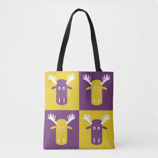 Sacs de Moose Head Pop Art (Devant)