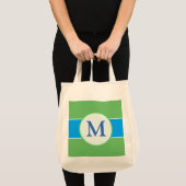 Sacs de motif de vert bleu (Devant (produit))
