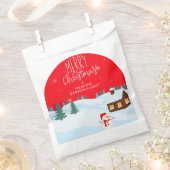 Sacs de Noël Joyeux personnalisés (Coupé)