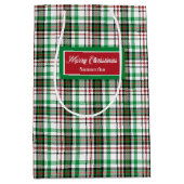 Sacs de Noël Monogramme Verts et Rouges pour les F (Devant)
