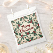 Sacs de Noël Vintage Style Favoriser (Coupé)