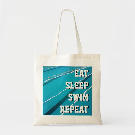 SACS DE PLAGE EAT SLEEP SWIM REPEAT (Devant)