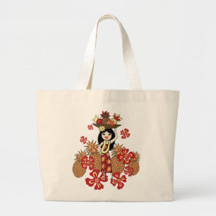 Sacs de plage tropicale Pineapple Luau