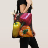 Sacs de poivrons colorés (De près)