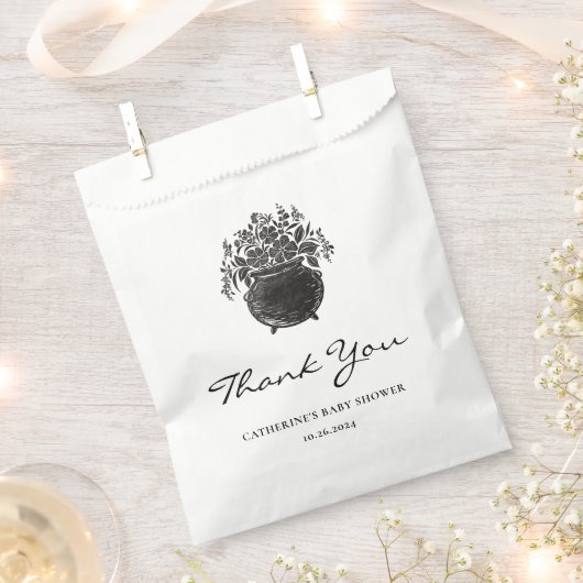 Sacs de préférence Baby shower éffrayant (Coupé)