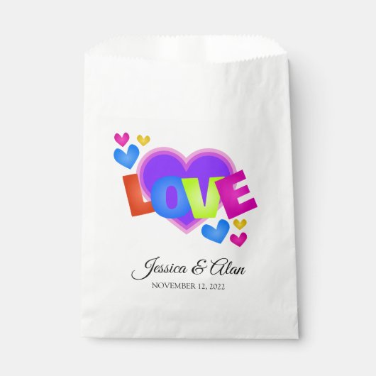 Sacs de préférence de mariage (Devant)