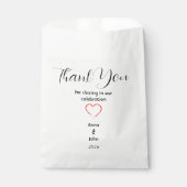 Sacs de préférence de mariage (Devant)