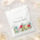 Sacs de préférence de mariage fleur sauvage (Coupé)