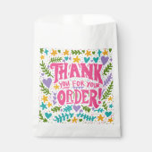 Sacs de remerciement dessinés à la main pour petit (Devant)