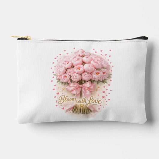 Sacs de toilette romantiques Fleurs Bloom With Lov (Recto)