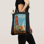 Sacs de voyage vintage néo-zélandais (De près)