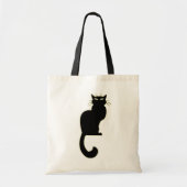 Sacs d'Halloween Sac fourre-tout Chat noir (Devant)