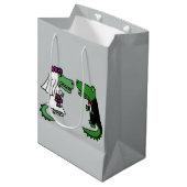 Sacs drôles de cadeau de jeunes mariés d'alligator (Devant Angle)