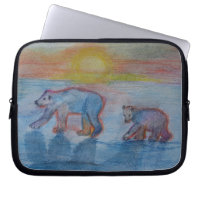 Sacs électroniques de dessin d'ours polaires