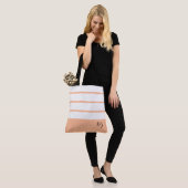 Sacs élégants féminins rayés Monogramme (Sur le modèle)