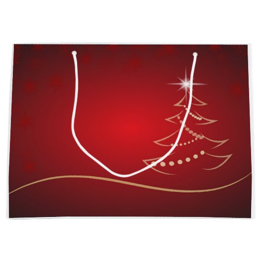 Sacs en or rouge Noël (Devant)