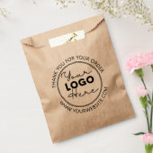 Sacs en papier Brown pour petits Kraft avec logo p (Scellé)