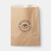 Sacs en papier du logo du timbre (Devant)