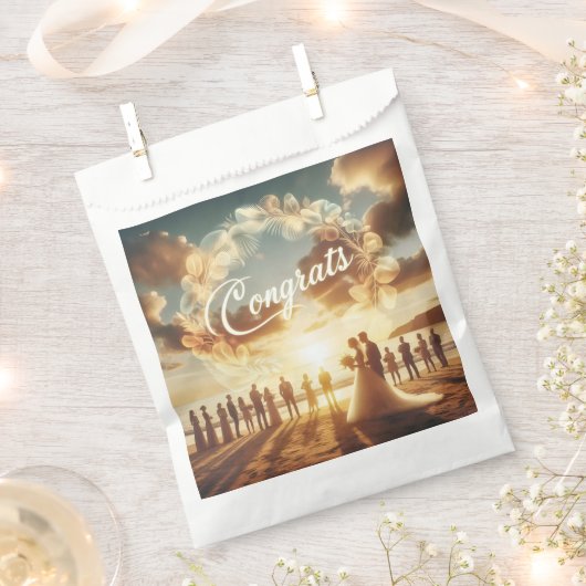 Sacs en papier pour félicitations (Coupé)