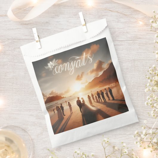 Sacs en papier pour félicitations (Coupé)