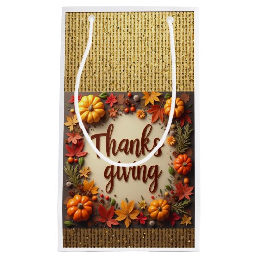 Sacs en papier pour Thanksgiving (Devant)