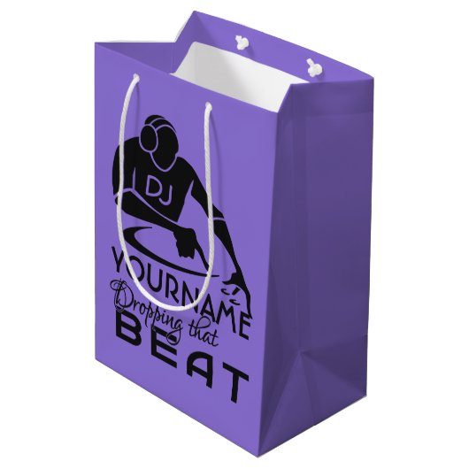Sacs faits sur commande de cadeau de nom et de (Dos Angle)