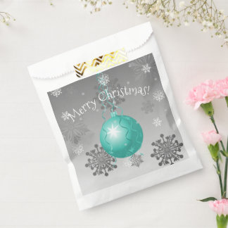 Sacs Fancy turquoise Noël Ornament Favoriser