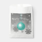Sacs Fancy turquoise Noël Ornament Favoriser (Devant)
