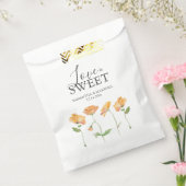 Sacs Favor de mariage Orange Florals (Scellé)