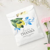 Sacs Favor Mariage Aquarelle Citrons Botaniques (Scellé)