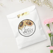 Sacs favoris de mariage Aquarelle Tournesols (Scellé)