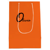 Sacs Favoris Personnalisés Orange (Dos)