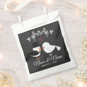 Sacs favoris pour mariage personnalisé (Coupé)