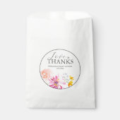 Sacs Fleurs Personnalisées pour Baby shower (Devant)