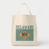 Sacs fourre-tout à drapeau d'état du Delaware (Devant)