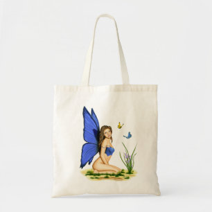 Sacs fourre-tout "à fée bleue de papillon"